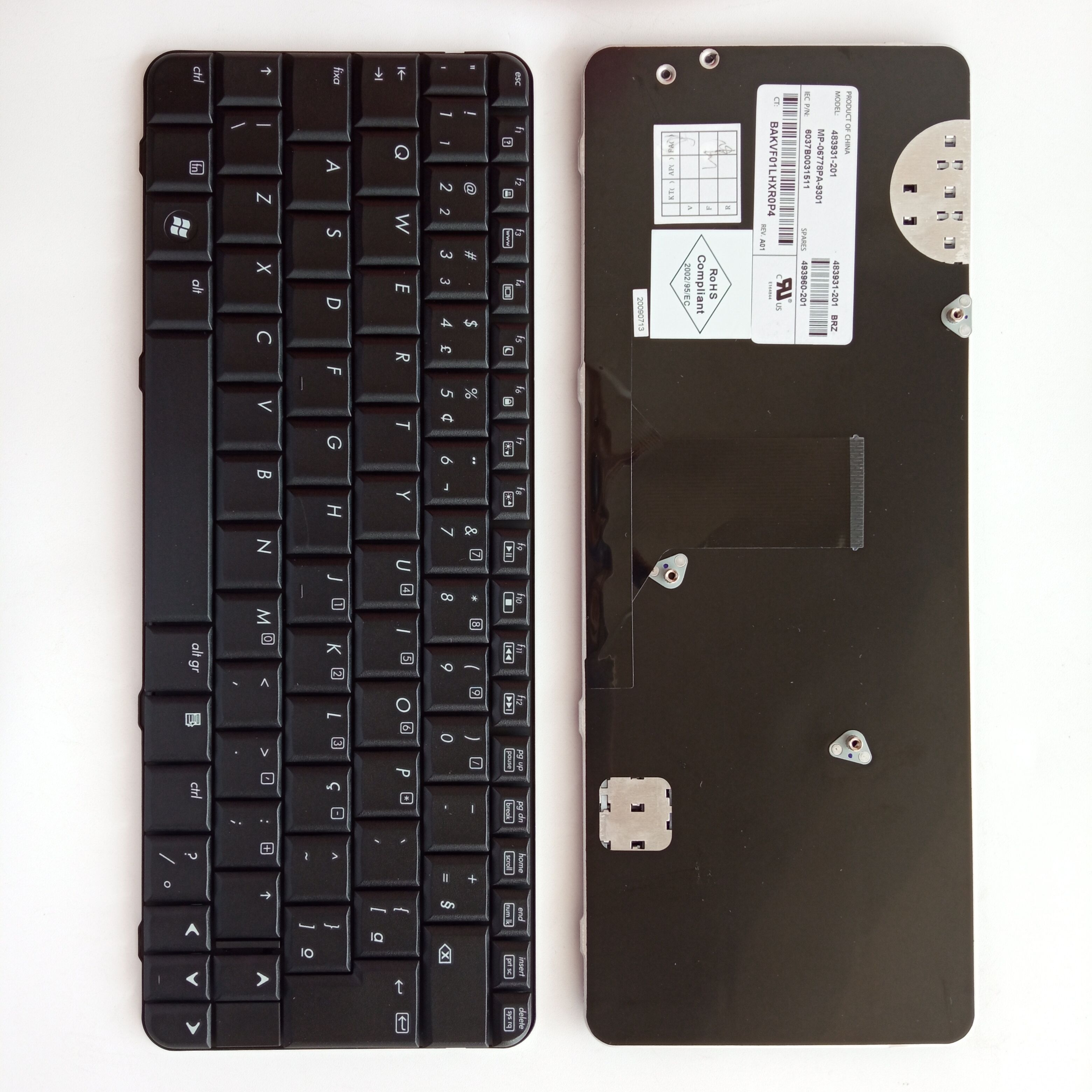 Picture of New Replacement Laptop Keyboard For HP CQ20 BLACK BR Layout